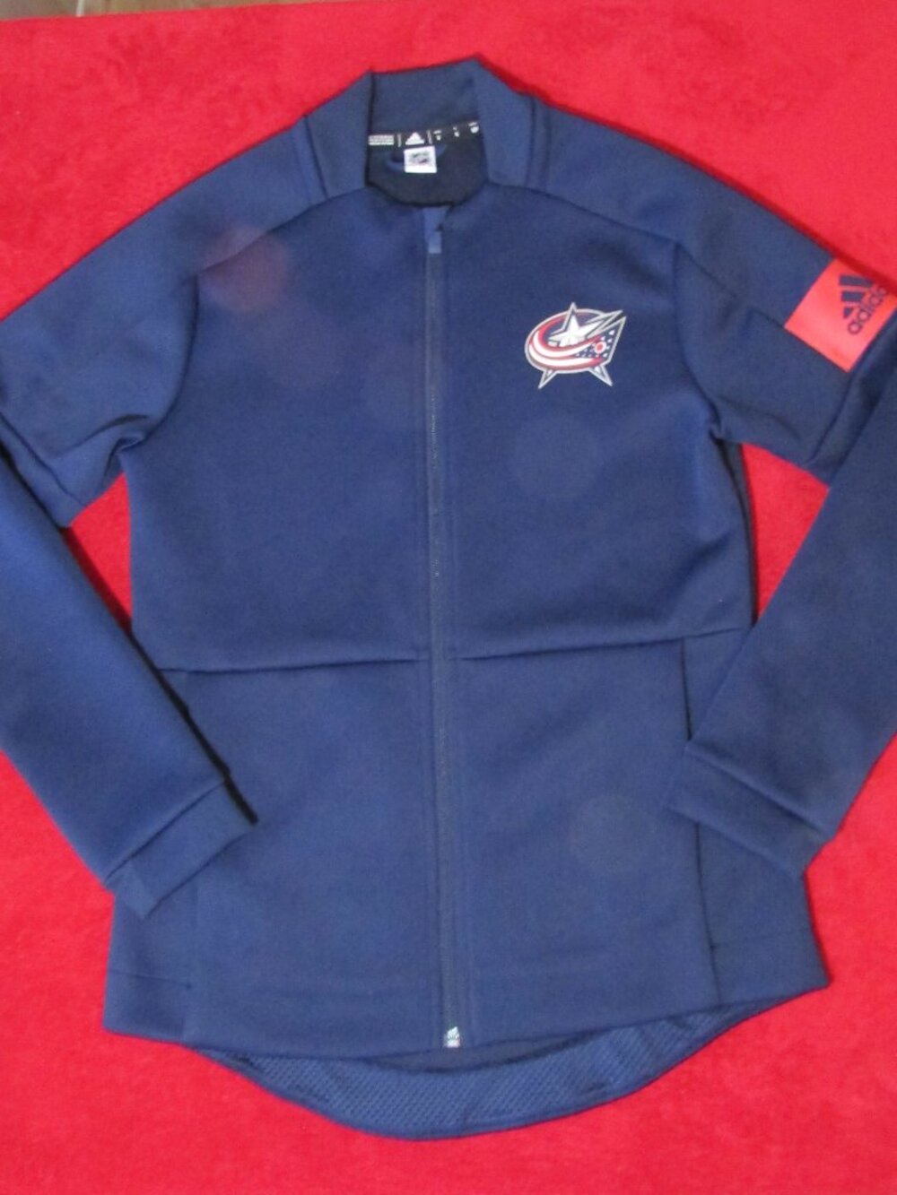 Columbus Blue Jackets Scuba Adidas NHL Logo Jacket